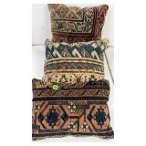 3 rug pillows