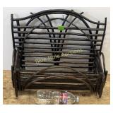 Vintage twig hanging magazine rack