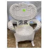 Child's wicker rocker-24'tall
