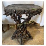 Root lamp table-31'tall,18'deep,26'across