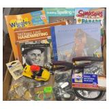 Staplers, locks, stick matches. Kids books, toy &