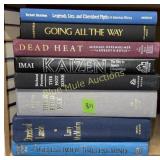8 hardback books