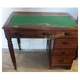 Antique 1860 walnut desk-