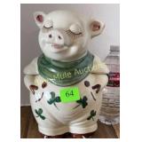 Shawnee Smiley Green Kerchief cookie jar