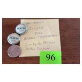 1940 Star Times Player Marble Tournament pins made