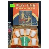 Vintage in box Akro Agate Play-Time Glass Water