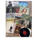 15 vintage record albums