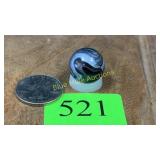 Slag glass marble