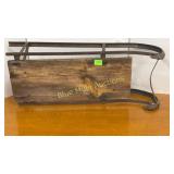Vintage sled w/dragon heads