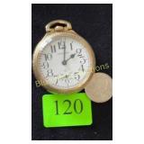 Hamilton pocket watch 21Jewels, 10k rolled gold