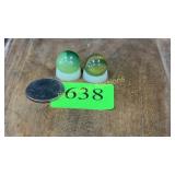 2 Lemonade / Limeade marbles