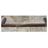 Brass fireplace fender