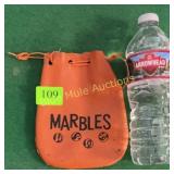 Berry Pink Industries marble bag