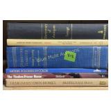 6 hardback books