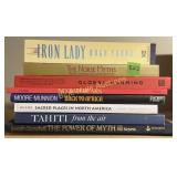 8 assorted books