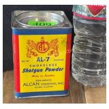 Vintage AL-7 Smokeless Powder can Empty