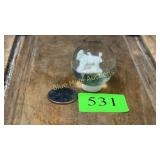 Lg handmade sulfides marble