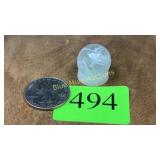 Slag glass marble