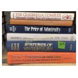 6 hardback books