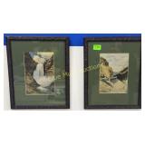 2 framed Haynes photos-15x12