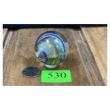 Lg handmade ribbon core marble