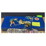 Original Akro tin w/marbles & bag
