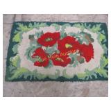 Old latch rug-3ft x 22in