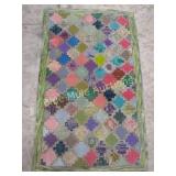 Old latch hook rug-51x30