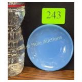 Vintage Akro Agate Raised Daisey plate