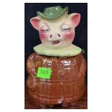 Shawnee Winnie Bank cookie jar-chip inside rim