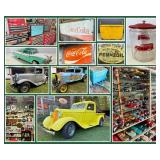 Hot Rod Heaven Featuring Cars, Parts, Tools and Collectibles