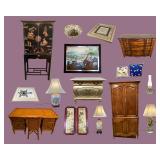  Estate Auction, Art, Lamps, Furniture and Home Goods at Lake Oconee
