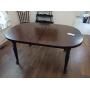 Ethan Allen Pine Dining Table, 1 1/2" Thick,