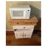 2 Door Wooden Cabinet, Microwave, Microwave Stand