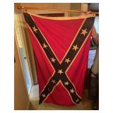 Confederate Flag with Pole