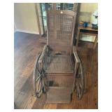 Antique Wooden Wheelchair
