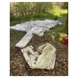 Tarps Located in the Yard