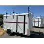 Fleet of 2021 Interstate Enclosed Cargo Trailers for Sale in Woodland, California