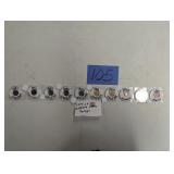 Lot of 10 Various Year Indian Head Pennies