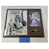 John Weissmuller Original Tarzan Plaque