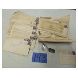 Lot of 1950 Military Letters