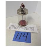 Vintage Glass Coin Savings Bank