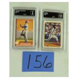 Pair of Graded Nolan Ryan Cards