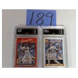 Graded Sammy Sosa & Ken Griffey Jr. Cards