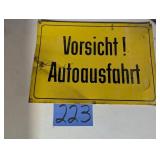 German Exit Sign