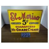 Vintage Cigar Advertising Sign