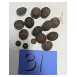 Military Uniform Buttons