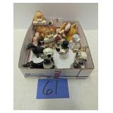 Lot of Animal Figurine Salt & Pepper Shakers