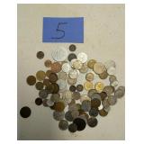Lot of Old Coins & Tokens