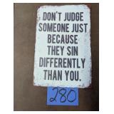 New - Different People Sign